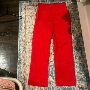 Red Cargo Pants